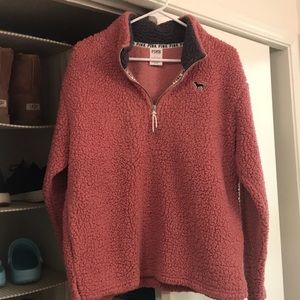 PINK Sherpa Pullover